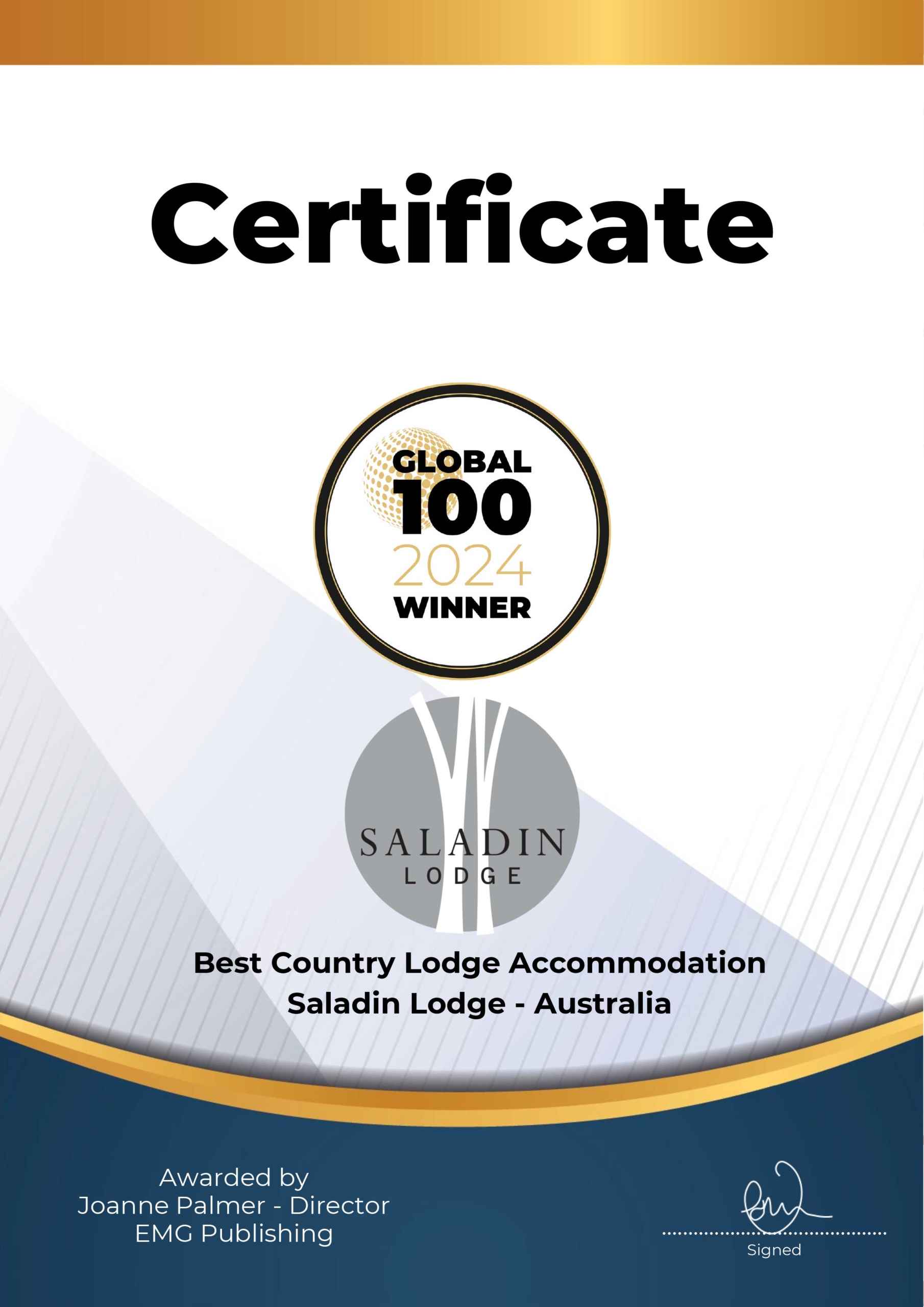 Global 100 Winner 2024